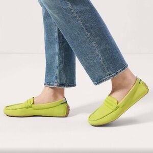 Rothy’s Neon Green Driver Shoes